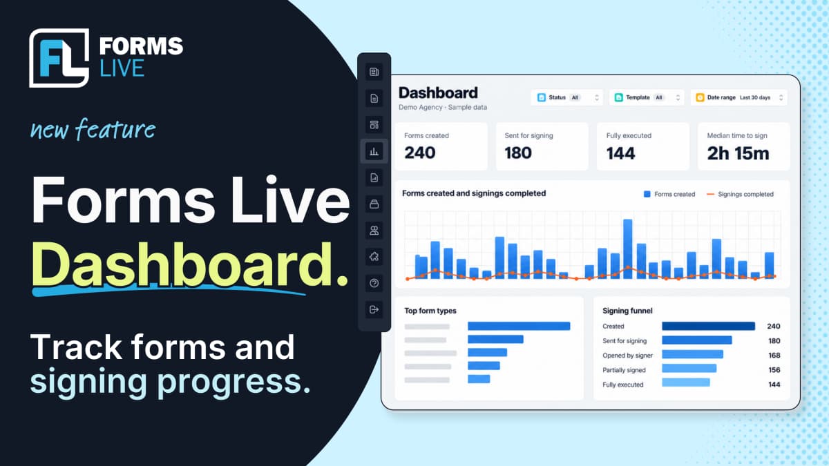 Forms Live Dashboard: Track Forms and Signing Progress